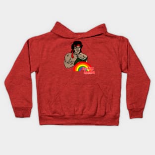 reading rambo! Kids Hoodie